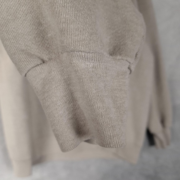 Vintage 90s Maine Sweatshirt Mens Large Beige Moose Duck Wildlife USA Oneita - Picture 9 of 16